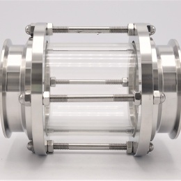 Průhledítko potrubní DN80, CLAMP připojení dle DIN 32676