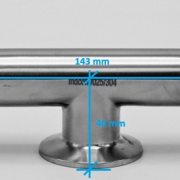 T kus, clamp krátký  DN25