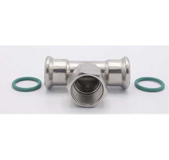 T-kus, lisovací F/F(závit vnitřní)/F 22_3/4"_22