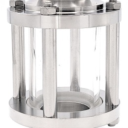 Průhledítko potrubní, clamp DN50, krátké