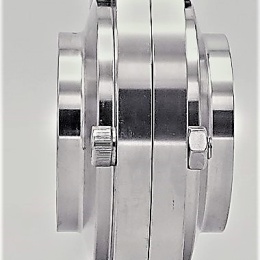 Nerezová klapka přímá, navařovací typ S-S DN65_180