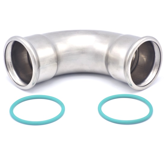 Koleno 90°, lisovací, F/F