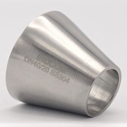 Redukce centrická, nerez, navařovací, krátká DN 40/20