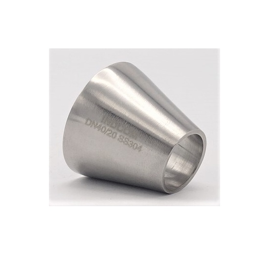 Redukce centrická, nerez, navařovací, krátká DN 40/20