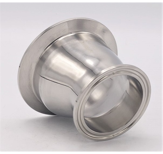 Redukce excentrická, clamp  DN65/50