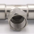 T-kus, nerezový,lisovací F/F(závit vnitřní)/F 28_3/4"_28