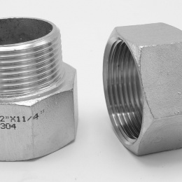 Redukce závitová VNI/VNĚ /se šestihranem/ typ 324| 6/4"x5/4"