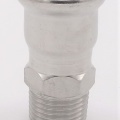 Přechodka lisovací/závit vnější 22 mm_1/2", nerezová