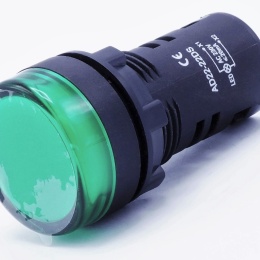 LED signálka AC 220 V - zelená