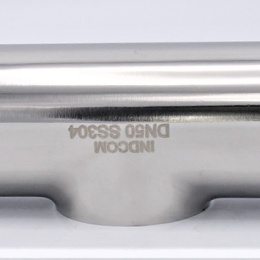 T kus krátký, navařovací DN50 (52x1,5mm) nerez