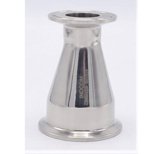 Redukce centrická, clamp DN50/25