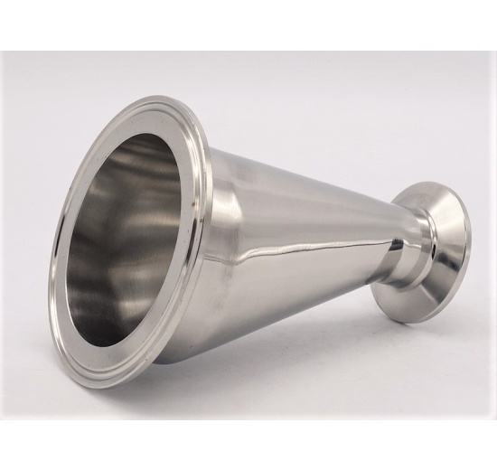 Redukce excentrická, clamp  DN65/25