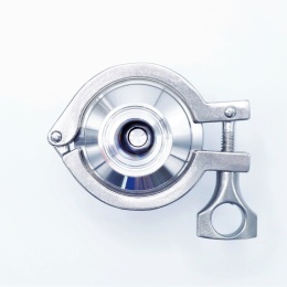 nerezová zpětná klapka DN20, clamp připojení, límeček 34 mm