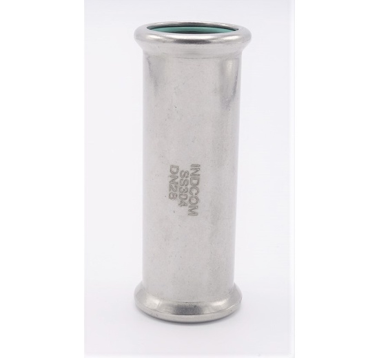 Nerezové hrdlo lisovací prodloužené 28 mm