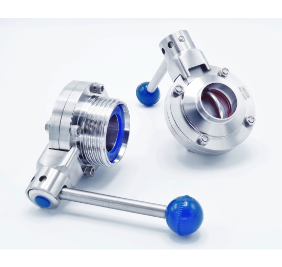 přímé motýlové klapky, typ G-S (závit/navařovací), DN 40