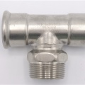 T-kus, nerezový, lisovací F/M(závit vnější)/F 35_1 1/4"_35
