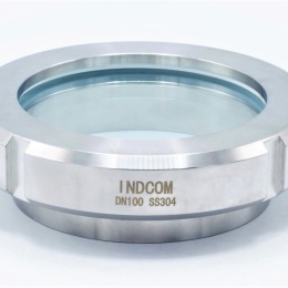 nerezové průhledítko DN100, maticové, navařovací