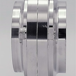 Nerezová klapka přímá, navařovací typ S-S DN80