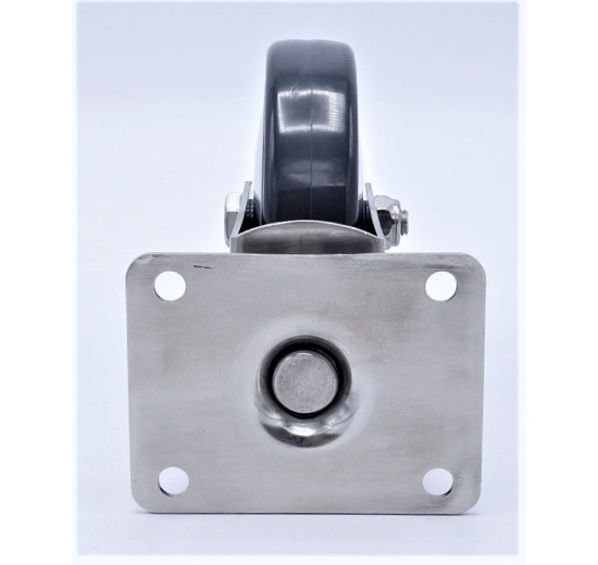 Kolečka transportní, otočná, nerezová, průměr 125 mm