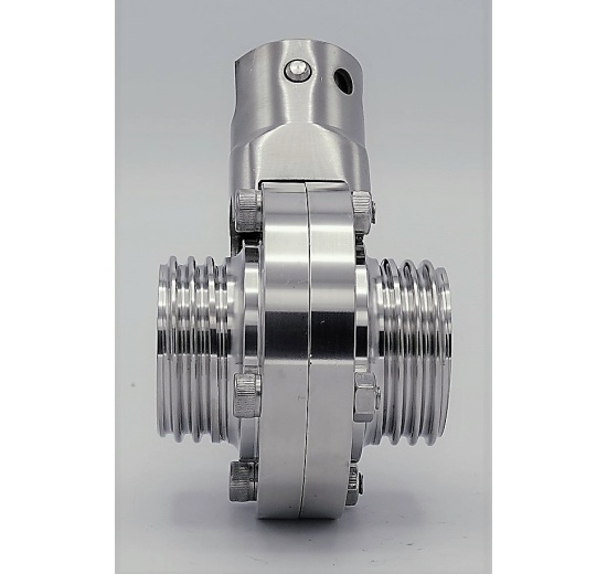 Nerezová klapka přímá, závitová typ G-G DN20