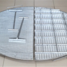 síto štěrbinové nerezové