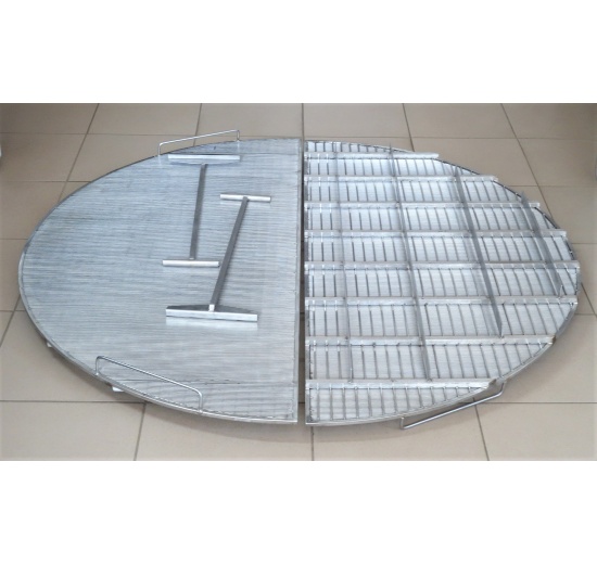 síto štěrbinové nerezové