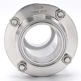 Průhledítko potrubní, clamp DN50, krátké