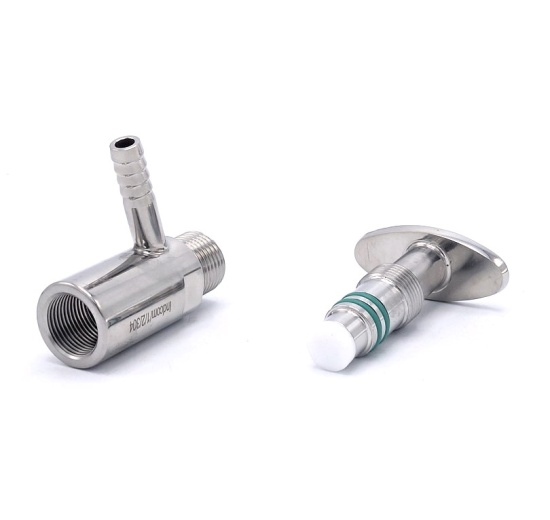 Nerezový vzorkovací ventil závitový  1/2"
