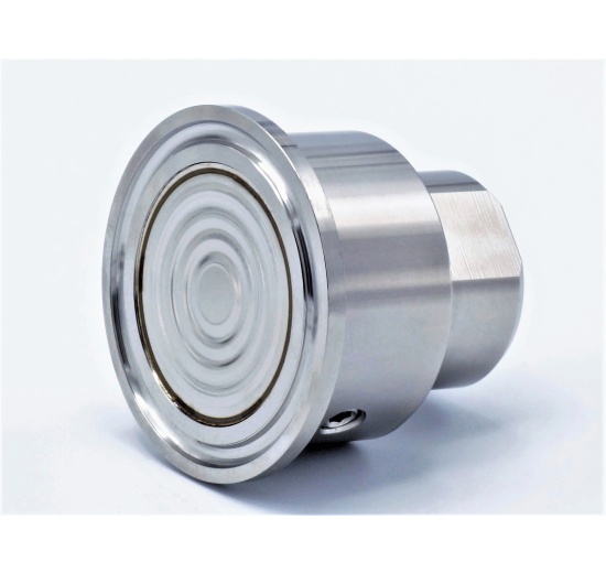 oddělovací nerezová membrána, typ c - clamp s upevňovacím třmenem (objímkou)