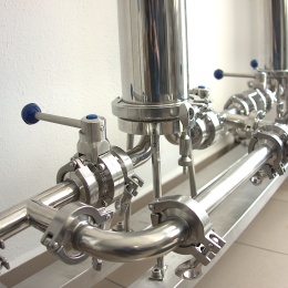 Kolena CLAMP připojení  45° Potrubní spoje v potravinářském a nápojovém průmyslu