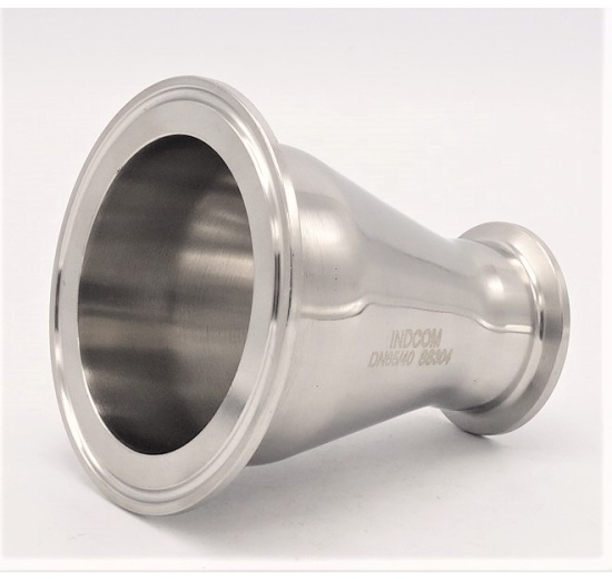 Redukce centrická, clamp  DN65/40