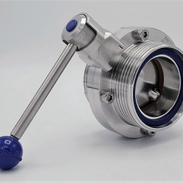 Nerezová klapka přímá, závitová typ G-G DN65