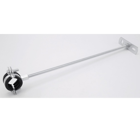 Objímka potrubní s gumou EPDM, dvoušroubová, pozinkovaná