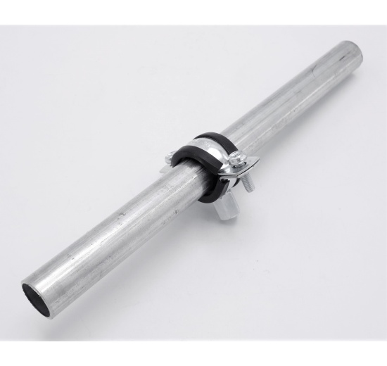 Objímka potrubní s gumou EPDM, dvoušroubová, pozinkovaná