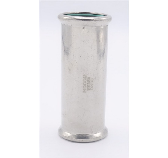 Lisovací hrdlo prodloužené 35 mm, nerezové