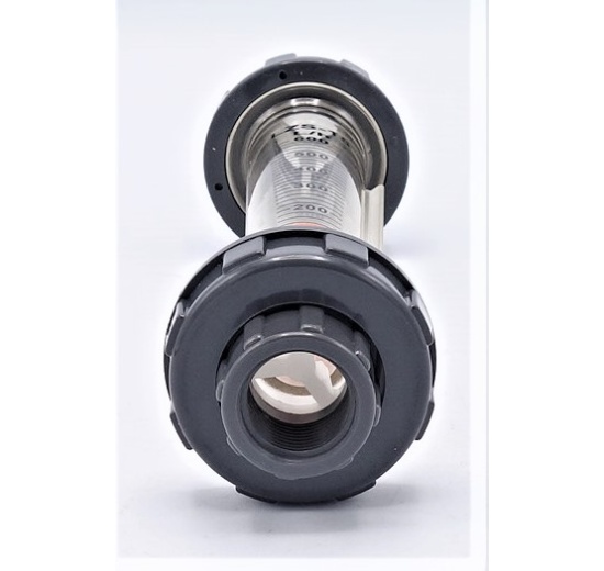 Plováčkový průtokoměr /rotametr/ 0.06~0.6 m3/hod vnitřní závit BSP 1/2"