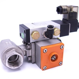 Pneumatický pohon, dvojčinný