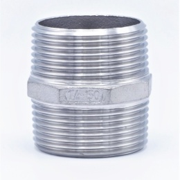 dvojitý nipl se šestihranem DN32, potrubní vsuvka s trubkovým závitem 5/4"