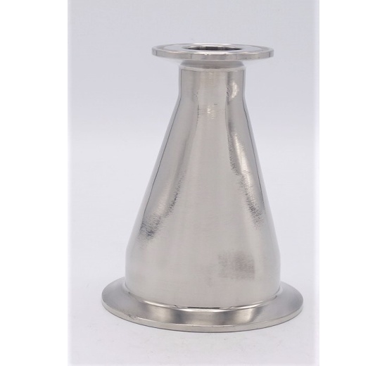 Redukce excentrická, clamp  DN65/25