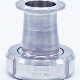 nerezová koncentrická redukce SMS38/CLAMP DN32