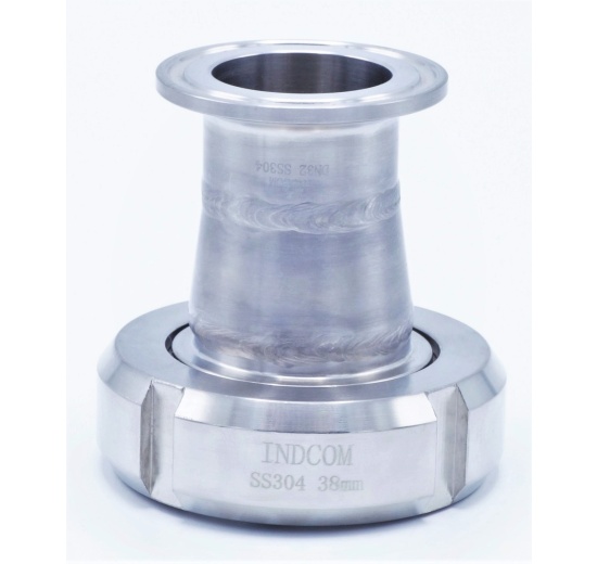 nerezová koncentrická redukce SMS38/CLAMP DN32