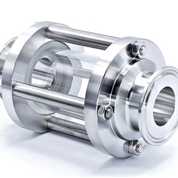 Průhledítko potrubní DN25, CLAMP DIN 32676