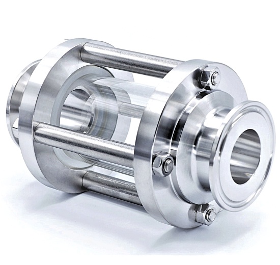 Průhledítko potrubní DN25, CLAMP DIN 32676