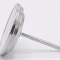 Celonerezový bimetalový teploměr s ponorným dříkem, do jímky | -30/50 ℃,100 mm