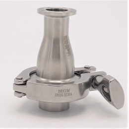 Redukce centrické CLAMP Potrubní spoje 	Potravinářské armatury