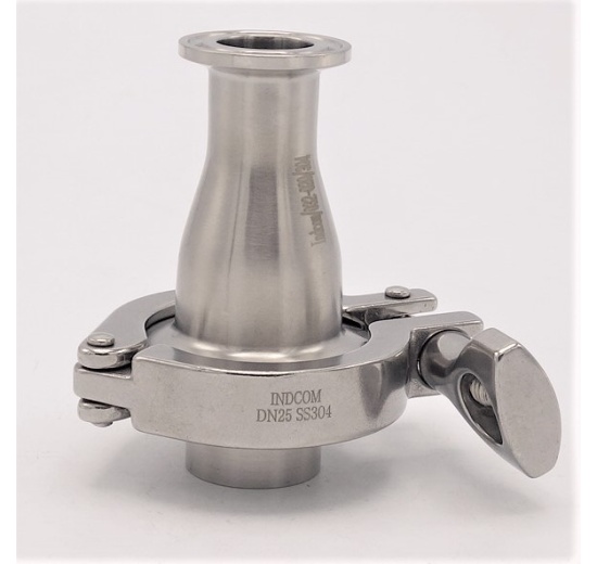 Redukce centrické CLAMP Potrubní spoje 	Potravinářské armatury