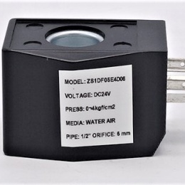 Cívka pro nerezový elektromagnetický ventil 2/2, G 1/2", DC24V, NC, nepřímo řízený