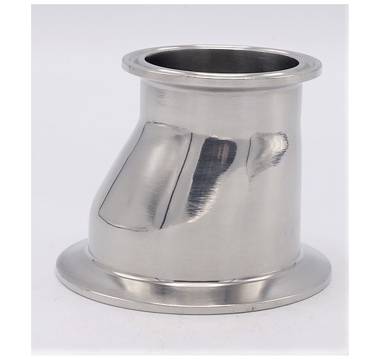 Redukce excentrická, clamp  DN65/50