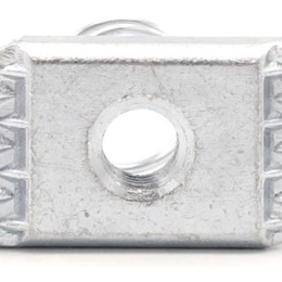 Posuvná matice M8 s pružinou pozinkovaná krátká pružina 41x25