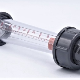 Plováčkový průtokoměr /rotametr/ plastový DN25, 0.25~2.5 m3/hod,  vnitřní závit BSP 3/4"